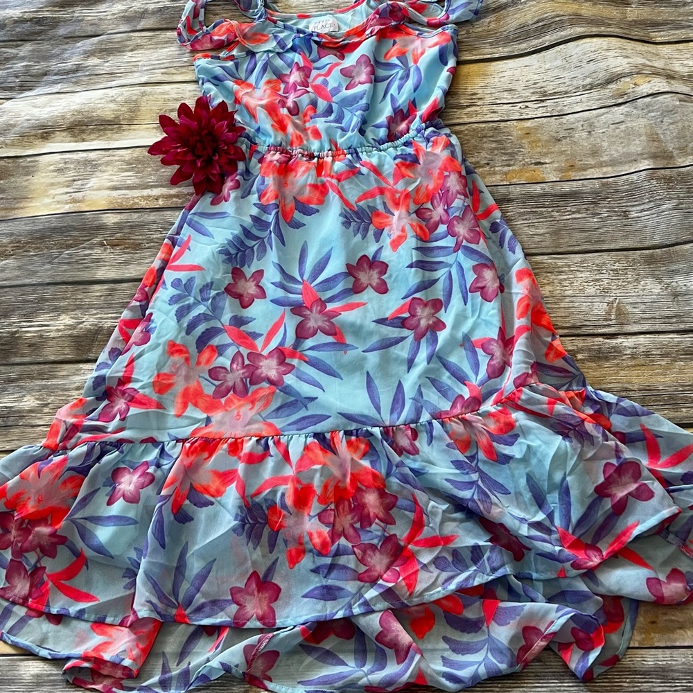 Sleeveless floral dress size XXL (16)